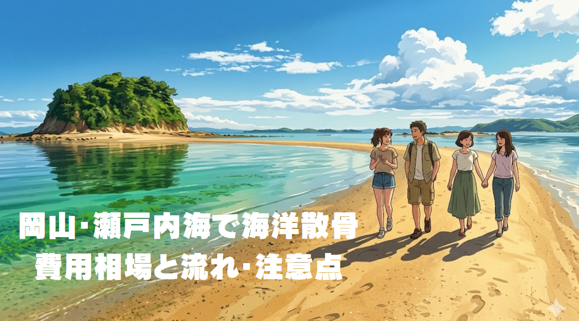 岡山・瀬戸内海で海洋散骨｜費用相場と流れ・注意点を徹底解説