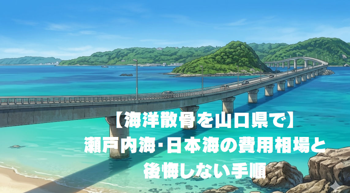 海洋散骨を山口県でする！瀬戸内海・日本海の費用相場と後悔しない手順