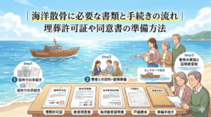 海洋散骨に必要な書類と手続きの流れ｜埋葬許可証や同意書の準備方法