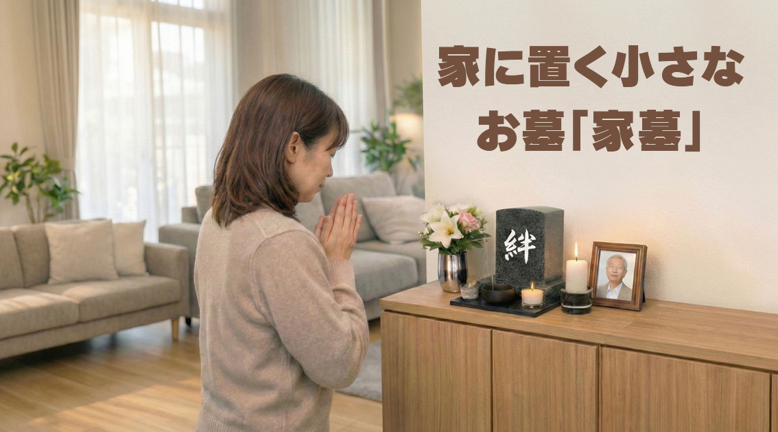 手元供養：家に置く小さなお墓「家墓」の値段手元供養