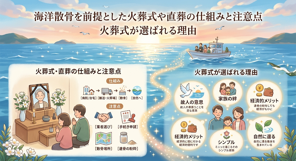 火葬式が選ばれる理由 イメージ画像