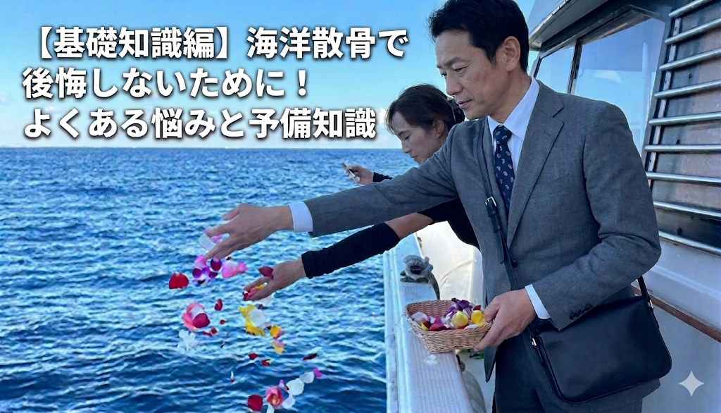 【基礎知識編】海洋散骨で後悔しないために！